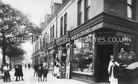 Moss Lane Junction Cobham Avenue, Liverpool. C.1912  R.H.Crone Bakers & Confectioners.
